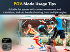 Estabilizador inteligente para móvil plegable | Vídeos viajes deporte y creación de contenido