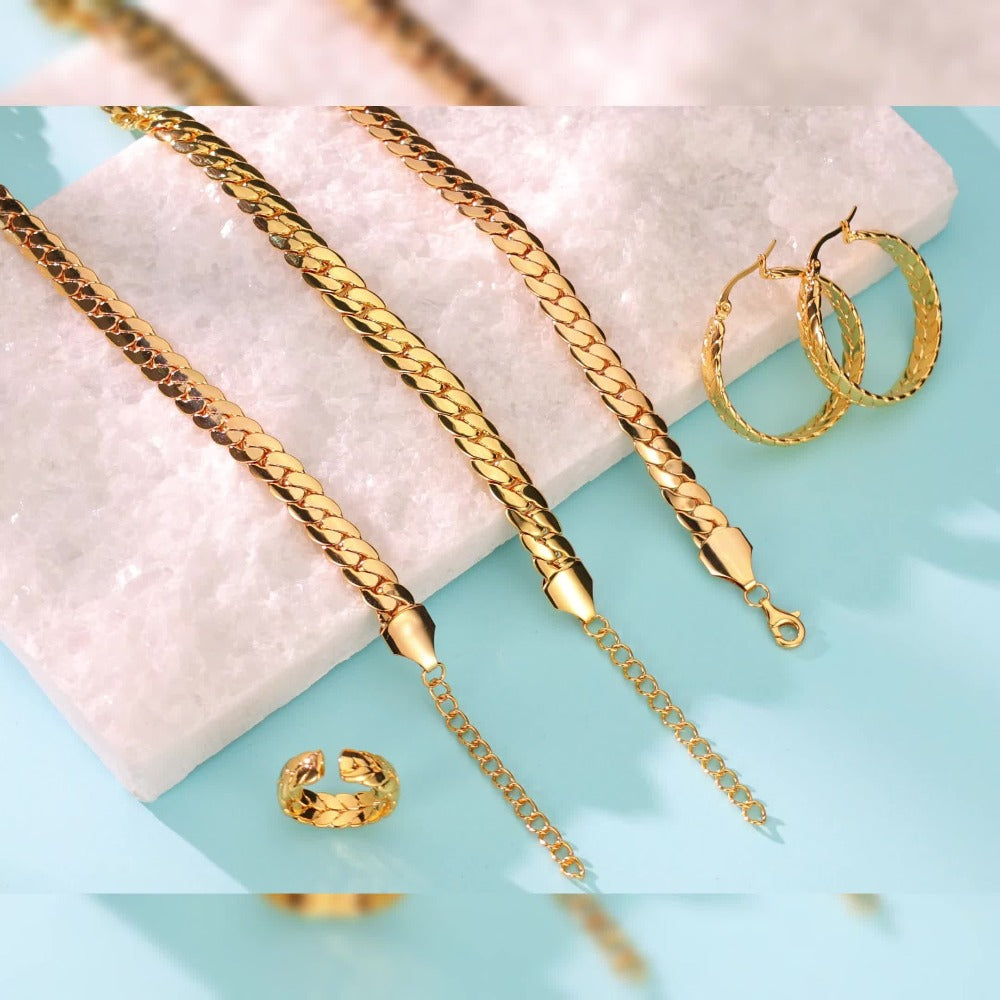 ARTPAGE, Juego de joyería de plata 925 para mujer, collar + pulsera + aretes + anillo/ Juego de 4 piezas. Peso total del producto (93.31 g), glamuroso y elegante, el regalo perfecto para mujer, ideal para el Día de San Valentín, viene con una exquisita ca