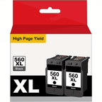 Multipack de cartuchos 560 561 XL para Canon 560XL 561XL PG-560XL CL-561XL PG560XL CL561XL, cartuchos de impresora para Pixma TS5350 TS5351 TS7450 TS7451 TS5352 TS5353 ( + tricolor)