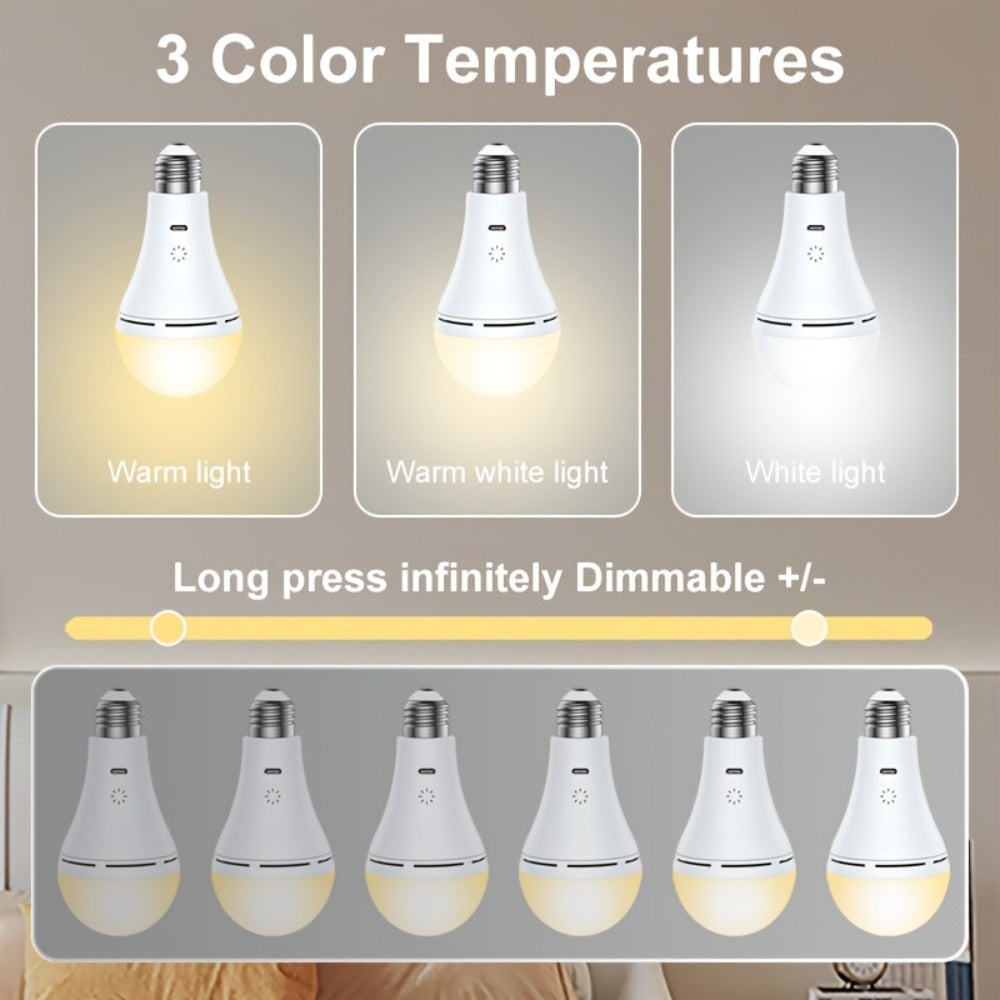 Tienda de campaña 5 Modos Iluminación, 9W, 2 PAQUETES, para jardín terraza o camping