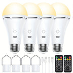 Tienda de campaña 5 Modos Iluminación, 9W, 2 PAQUETES, para jardín terraza o camping