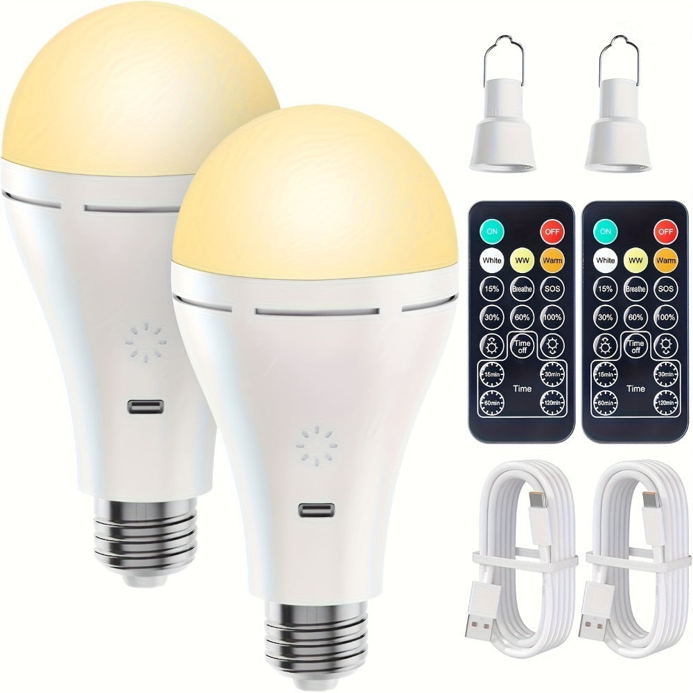 Tienda de campaña 5 Modos Iluminación, 9W, 2 PAQUETES, para jardín terraza o camping