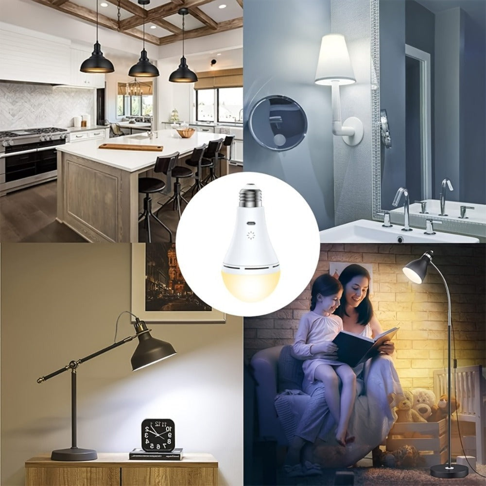 Tienda de campaña 5 Modos Iluminación, 9W, 2 PAQUETES, para jardín terraza o camping