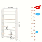 Librerías y estanterías | 1pc Estante Organizador de Libros con Estanterías para Almacenar Libros, Pino E1 MDF, Sala de Juegos o Sala de