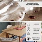 Funda Protectora para Mesa con PVC de 2mm - Más de 30 Tamaños - Mantel Transparente de Vidrio Suave Resistente a Arañazos y Agua, Protector de Superficie de Mesa Fácil de Limpiar, Papel de Mesa Duradero para Cocina, Comedor, Restaurante, Oficina y Hogar