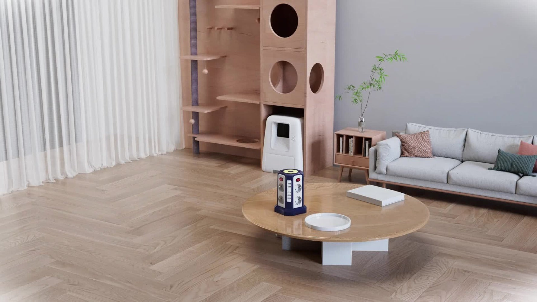 Regleta eléctrica con cable 3 m | Hogar oficina taller y dispositivos