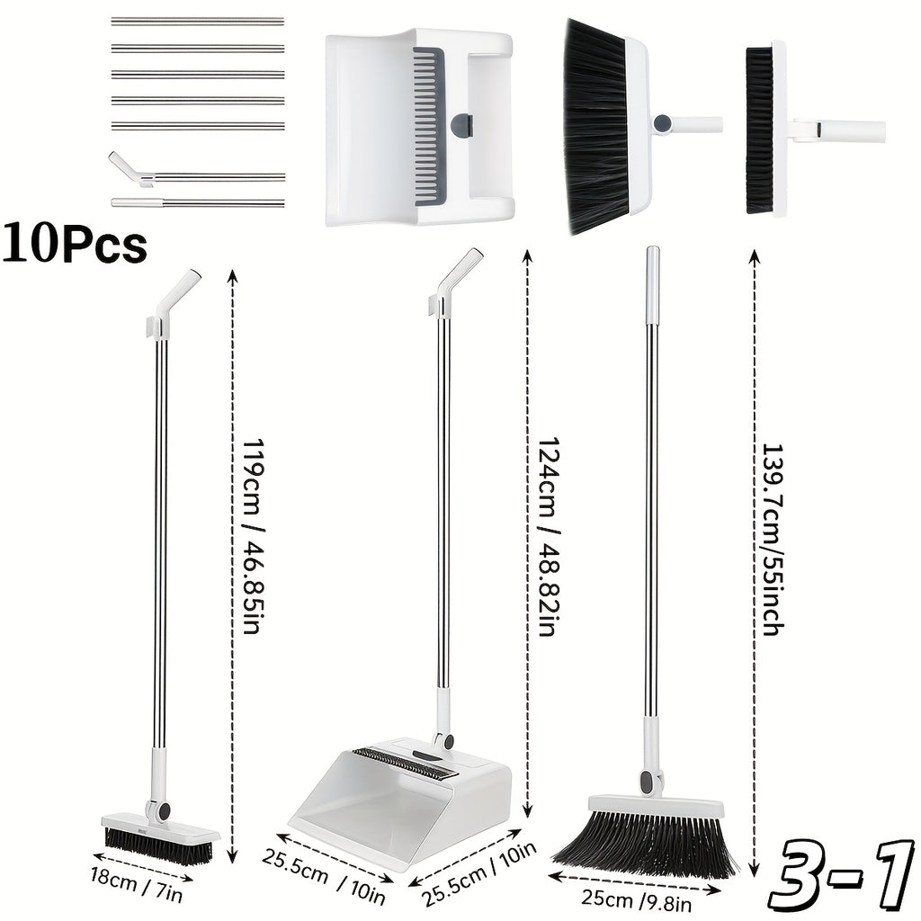 Escoba para limpieza diaria del hogar | plegable