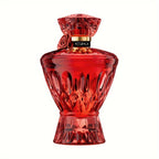 Perfume de Cristal Rojo para Mujer | Botella de Vidrio Rojo Inspirada en Joyería, Emite un Aroma Misterioso | Regalos de Navidad/Black Friday y Ocasiones Especiales Fragancia de Sapoín de Larga Duración | (80% Litros) Perfume de Alcohol Libre de Formaldeh
