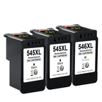 Cartucho de tinta | Paquete Multipack de Repuesto para Cartucho de Impresora Canon 545 546 XL, Compatible con Pixma MX495 TR4550 TR4551 MG2550s