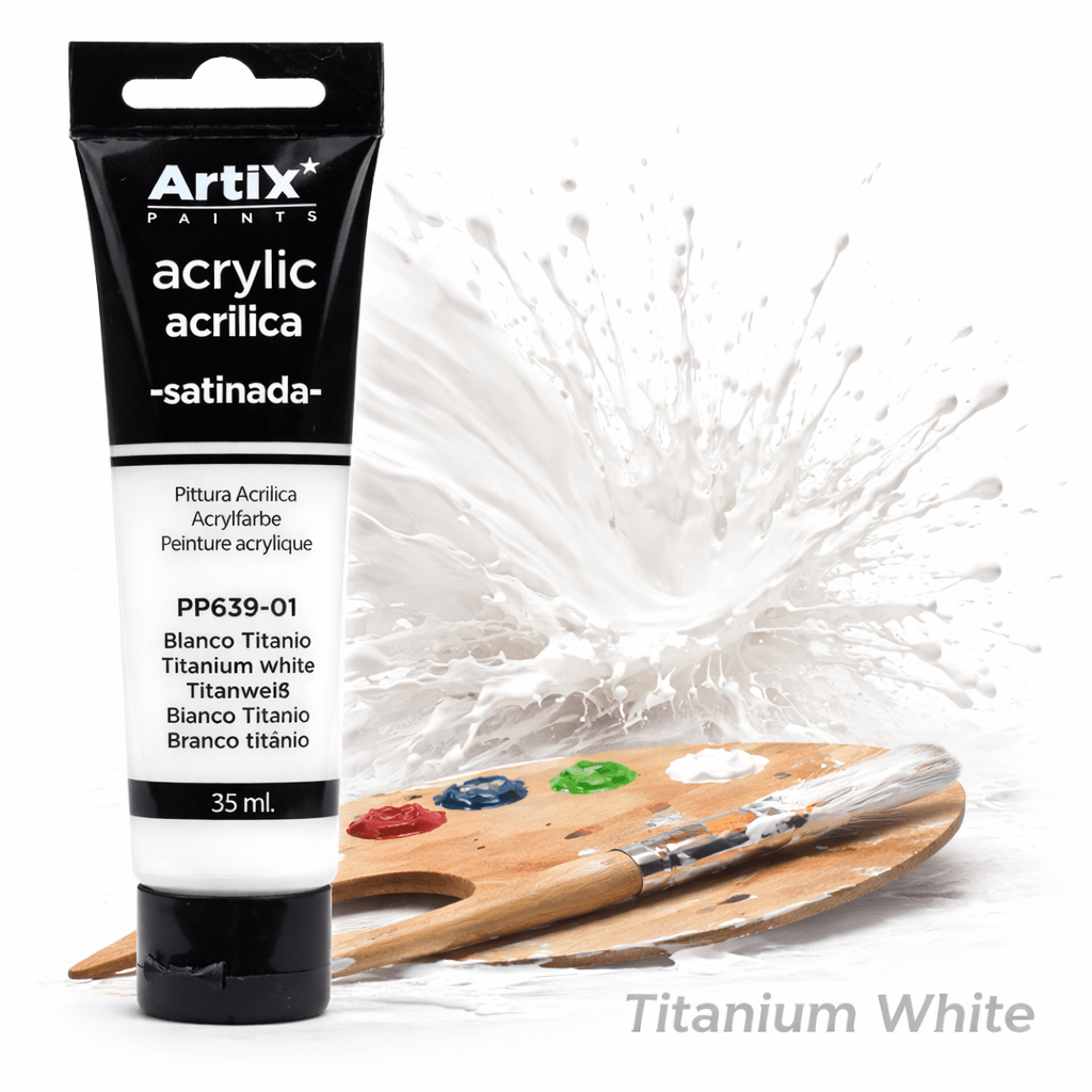 1x Pintura Acrílica 35ml, Colores Surtidos