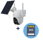 Cámara de seguridad | Laxihub Cámara de Seguridad Inalámbrica con Panel Solar, Cámara Exterior FHD con Visión Nocturna a Color, 3MP 1296P de Alta