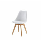 Sillas de comedor MCC Direct en juego de 4 piezas, sillas de cocina, sillas de oficina, silla de concha de diseño, "Eva" disponible en 7 colores de moda