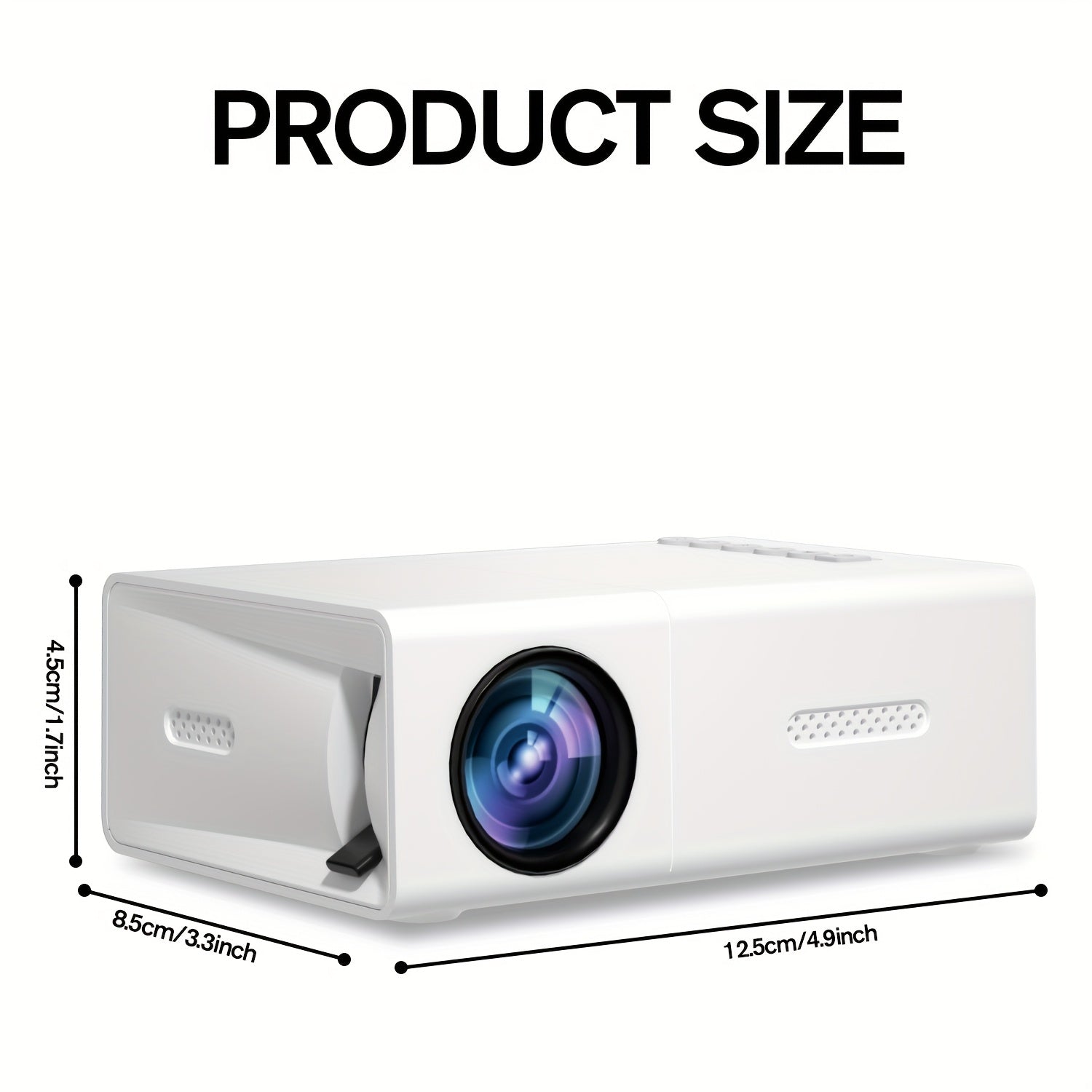 Proyector portátil para cine en casa y presentaciones | 245 l