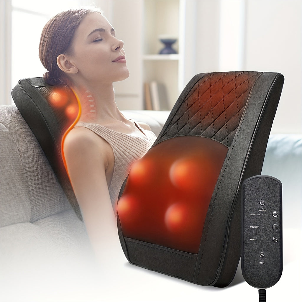 Masajeador eléctrico con calor para cuello, hombros, espalda y piernas
