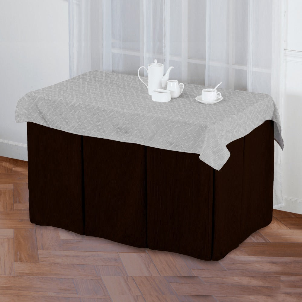PAÑO CAMILLA RECTANGULAR CHENILLA 8 FUELLES + TAPETE VIVID TORRAL