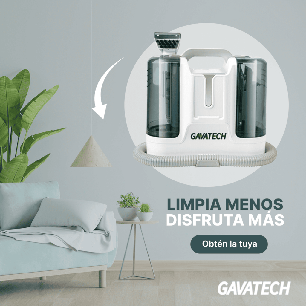 Aspirador limpia tapicerías y alfombras Limpiador de manchas multisuperficie, máquina para limpiar tapicerias, sofás, moquetas, cristales. Aspiradora de agua tapiceria con 5 accesorios
