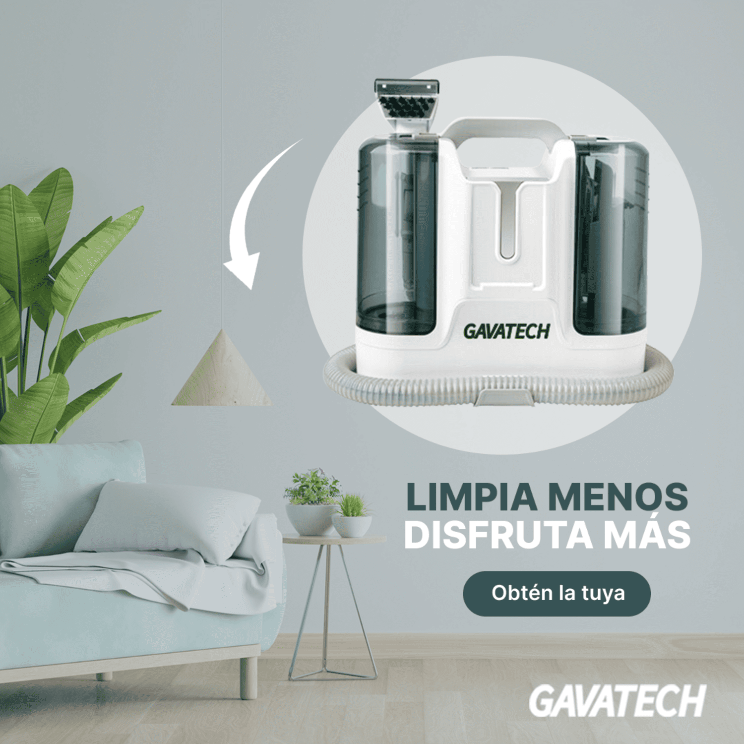 Aspirador limpia tapicerías y alfombras Limpiador de manchas multisuperficie, máquina para limpiar tapicerias, sofás, moquetas, cristales. Aspiradora de agua tapiceria con 5 accesorios