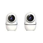 Cámara de seguridad inteligente para interiores, cámara IP inalámbrica con visión nocturna, seguimiento automático y detección de movimiento, WiFi de doble banda, aplicación móvil compatible, conector USB para monitor, vigilancia adecuada para smartphones