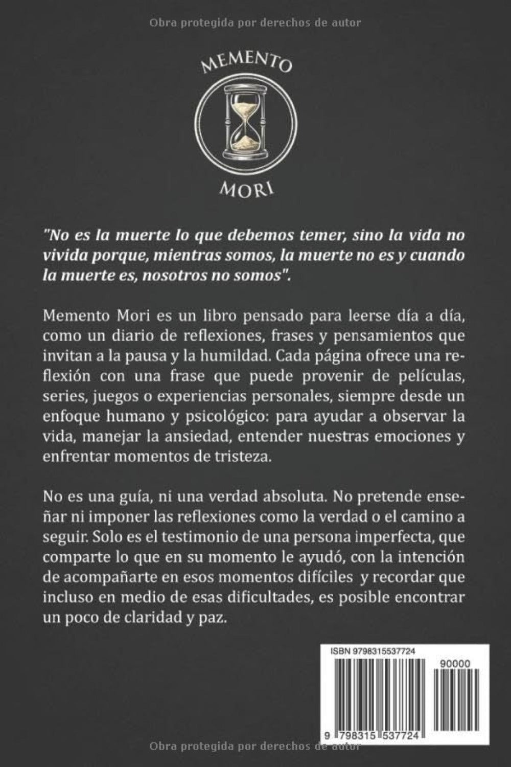 Memento Mori: Recuerda tu Muerte: 1