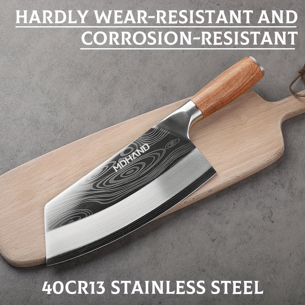 Cuchillo de cocina para preparación de carne y verduras | 19.81 cm y Acero Inoxidable