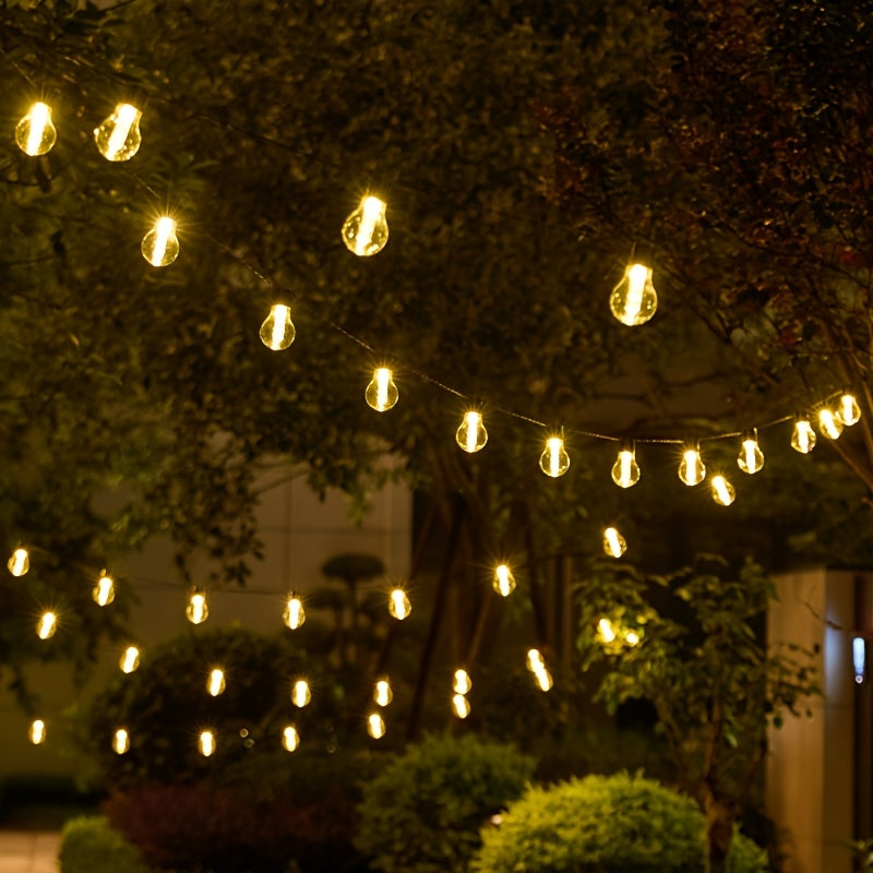 Guirnalda LED solar de ocho modos | Para jardín, camping y fiestas