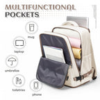 Mochila de Viaje Aprobada por Ryanair, 40X30X20Cm, Bolso de Mano para Aerolíneas, Mochila para Laptop de Gran Capacidad con Compartimento para Zapatos, Bolso de Fin de Semana de Negocios, Mochila Aprobada para Bajo el Asiento en el Avión