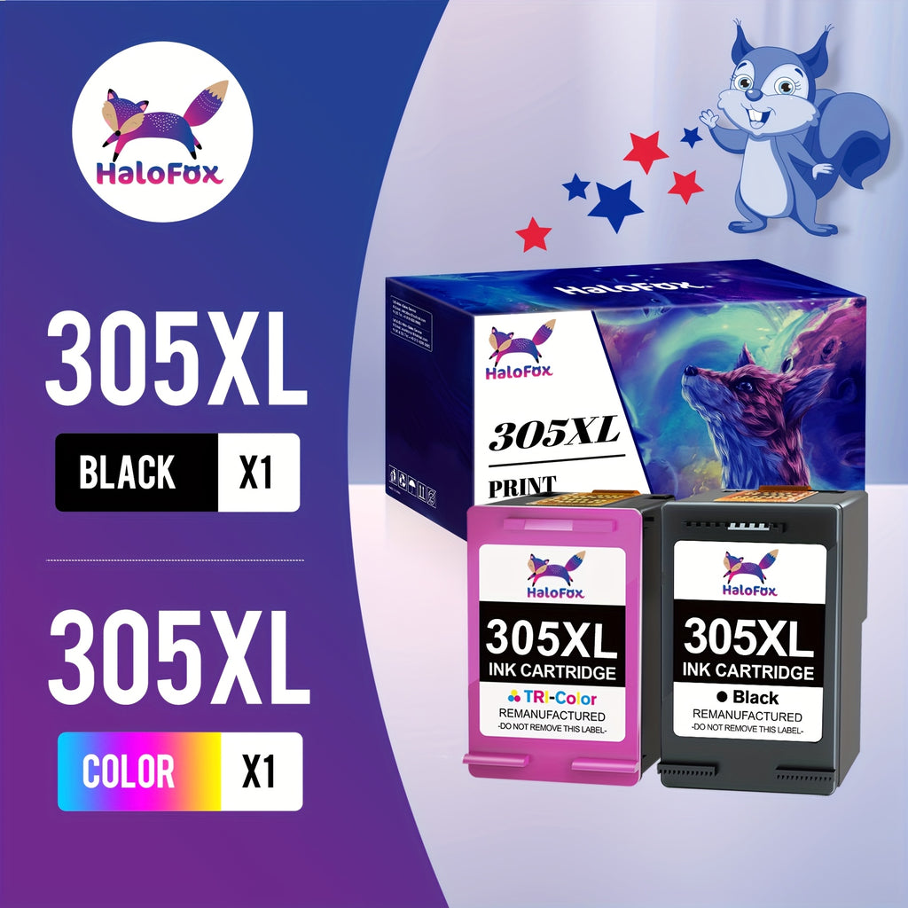 Cartucho de tinta | Cartuchos de tinta compatibles con HP 305 (juego de cartuchos XL) para impresoras HP DeskJet 2720e 4120e HP Envy 6000 6420e