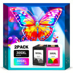 Cartuchos de tinta compatibles 305XL, repuesto negro y color para tinta 305 305XL para HP Deskjet 2700 2700E 2752 2752E 2742 2755 4100 4100E 4152 4155E 6000 6055 6400 6458 6458E 6455E Impresora