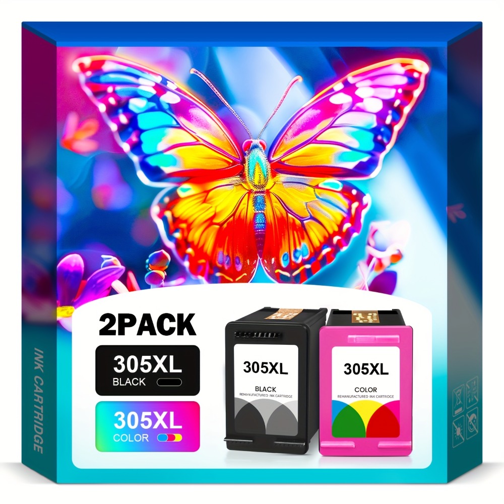 Cartuchos de tinta compatibles 305XL, repuesto negro y color para tinta 305 305XL para HP Deskjet 2700 2700E 2752 2752E 2742 2755 4100 4100E 4152 4155E 6000 6055 6400 6458 6458E 6455E Impresora
