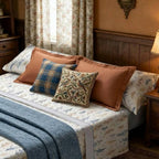 Juego de cama prémium de tres piezas: sábana bajera, sábana y funda de almohada. Suave y cómodo, disponible en varios colores y tamaños, fácil de cuidar.