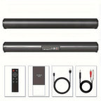 Lange BS-10 Barra de Sonido Inalámbrica con Conexión Inalámbrica, Tipo-C y Operación - Altavoz Compacto para TV, Ideal para Cine, Smartphones, Tabletas, PCs y Dispositivos de Streaming