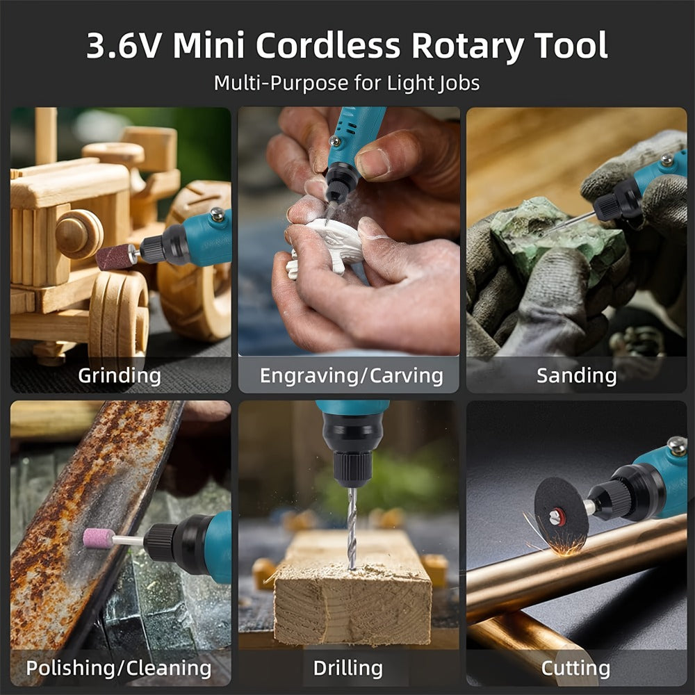 Kit de herramientas para taller inalámbrico | Reparación automoción montaje y bricolaje