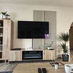 Paquete de 2/4 Paneles Acústicos Autoadhesivos, Tamaño 60*120 Cm, Fieltro Absorbente de Sonido, Diseñados Específicamente para Aislamiento Acústico y Reducción de Eco. Paneles de Pared Decorativos con Diseño de Grano de Madera, Adecuados para Decorar las