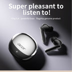 Auriculares Bluetooth | Auriculares Inalámbricos Acer OHR546, Marca Original, Decodificación Hi-Fi de Alta Definición, Sonido 3D Envolvente, Gran