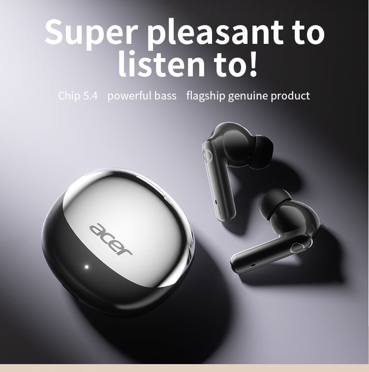 Auriculares Bluetooth | Auriculares Inalámbricos Acer OHR546, Marca Original, Decodificación Hi-Fi de Alta Definición, Sonido 3D Envolvente, Gran