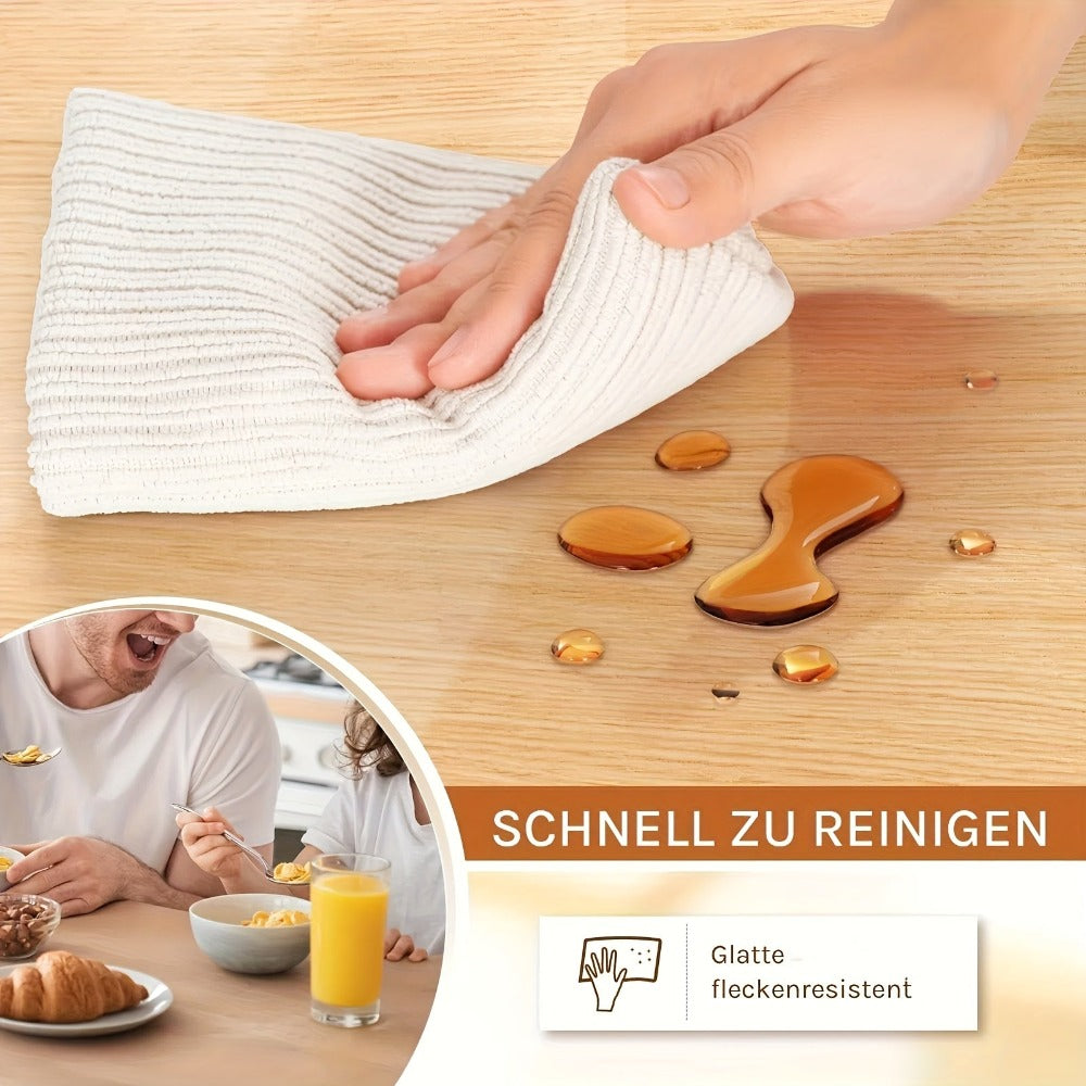 1 funda de mesa de 2 mm de grosor, resistente al aceite, con bordes biselados, fácil de limpiar, disponible en un almacén local, duradera contra el desgaste, un accesorio de mesa, cubierta protectora para mesas, tapetes de mesa