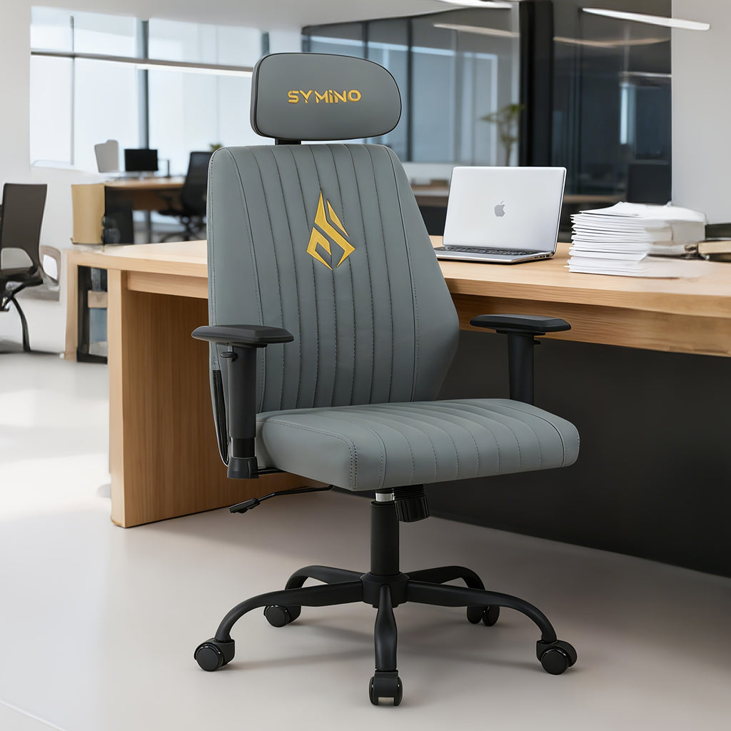 Silla de oficina para teletrabajo y estudio | 150Kg y Ajustable