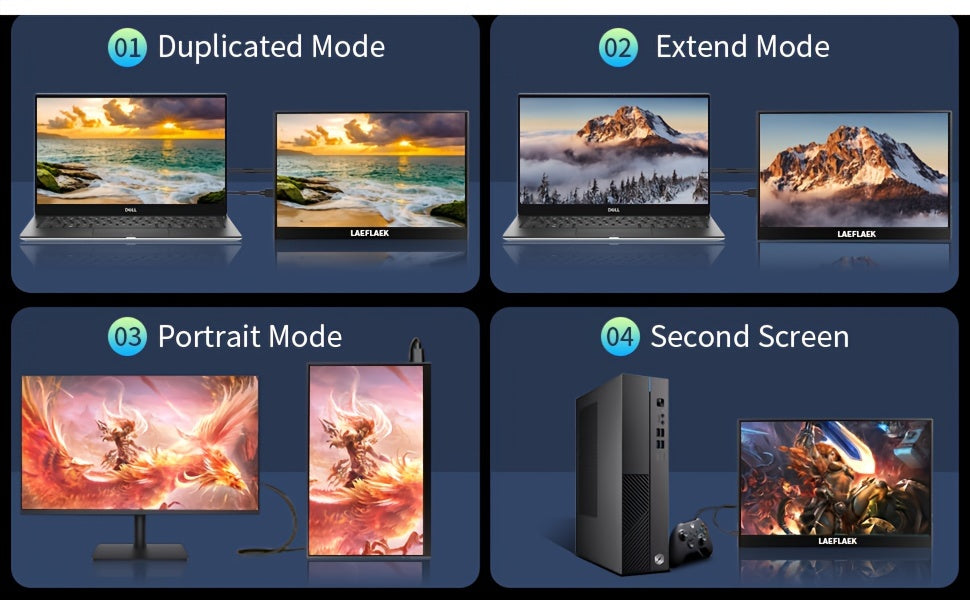 Monitor Full HD para ordenador y gaming portátil | Trabajo, juegos y segunda pantalla
