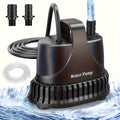 Bomba de agua sumergible de 211 GPH, bomba para fuente de agua de 15 W, bomba para acuario, bomba de agua de 800 L/H con cable de alimentación de 213.36 cm para fuente de jardín, mesa de agua, cascada, pecera, estanque, hidroponía, sin batería
