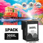 Cartuchos de Tinta 305XL Compatibles para HP Ink 305 305XL, Funcionan con HP Deskjet 2800e 2810e 2820e 2821e 2822e 2823e 2800 2810 2820 2821 2822 2823 4220e 4222e 4230e