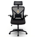 Silla de Oficina Ergonómica, Silla de Escritorio para el Hogar, Silla de Malla de Respaldo Alto con Profundidad de Asiento Ajustable, Silla de Computadora con Soporte Lumbar