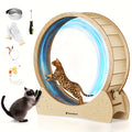 Rueda de ejercicio para gatos de madera | Actividad interior y enriquecimiento de mascotas