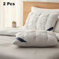 2 almohadas de soporte para el cuello para un sueño relajante, suaves y cómodas, núcleo de almohada para dormir, almohada de ropa de cama para el hogar transpirable que absorbe la humedad, adecuada para el dormitorio, la sala de estar, la decoración del h