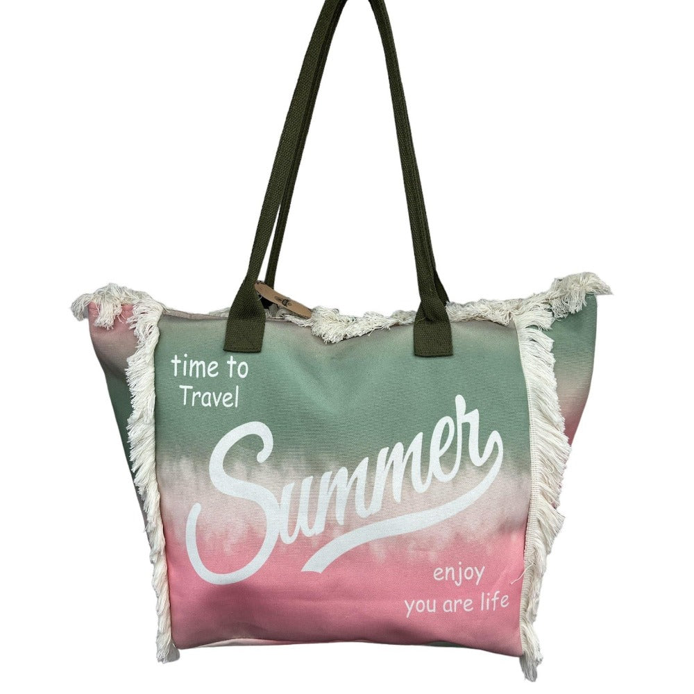MEJORADA Bolso de Playa o piscina Grande - Diseño Verano, Ligera y Espaciosa (55x35x20 cm), TOTE BAG, Disponible en 6 Colores, Ideal para Viajes y Vacaciones