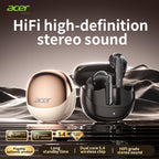 Auriculares Bluetooth Acer TWS in-ear con graves y baja latencia