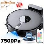 Lubluelu B40 Robot Aspirador y Fregona 3 en 1 | Succión Potente de 7500 Pa, Bajo Ruido de 62 dB, Cuerpo Ultradelgado de 9.98 cm, Mapeo de 5 Pisos, Modos de Limpieza Diversificados, Ideal para Pelo de Mascota, Alfombra y Suelo Duro, Regalos Ideales de Navi