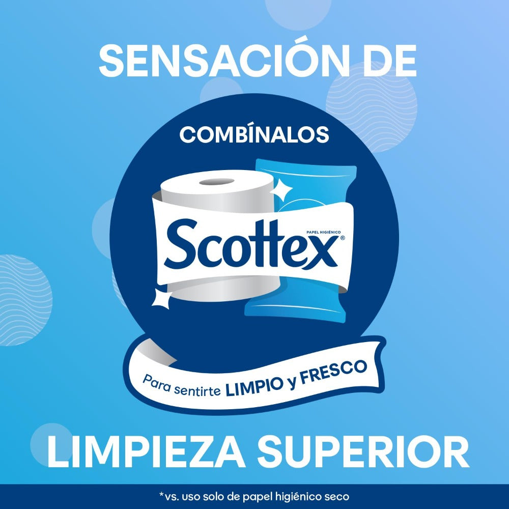 Scottex Papel Higiénico Original 96 rollos, 6 packs de 16 rollos