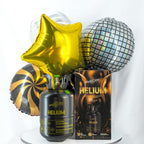 Botella Grande de Helio Gas Helio para 50 Globos - Cilindro Desechable Capacidad 0.40M3 - Ideal para Halloween, Navidad, Bodas, Cumpleaños, Fiestas - Haz que Tus Globos Floten con SPARKLERS CLUB