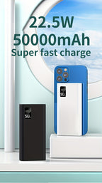 Power bank para carga durante viajes y uso diario | 5W y 50000mAh