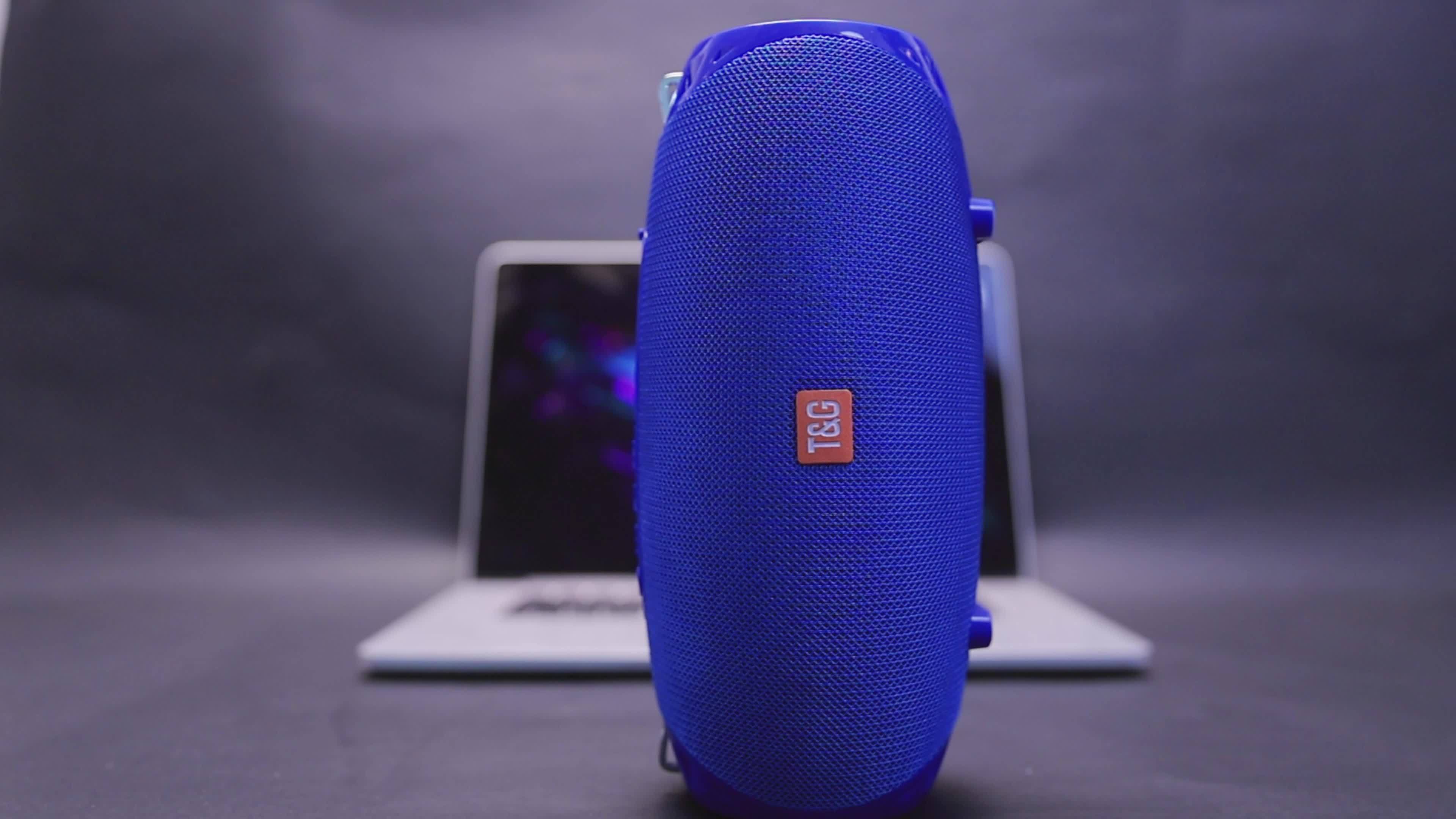 Altavoz Bluetooth | Altavoz Estéreo Inalámbrico Portátil TG534 con Clasificación IPX4 y Doble Altavoz, TWS Estéreo Manos Libres para